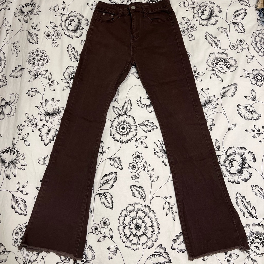 Brown Flared jeans